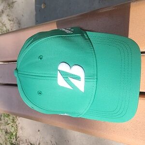 Bridgestone Big Game B330 Embroidered Green Adjustable Golf Hat/Cap